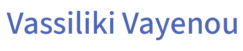 Vassiliki Vayenou